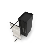 Präsentationsmöbel für fliesen Girevole XL 18 Schwarz 2400x1205_3