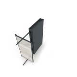 Expositor tipo corredero Girevole XL 4 2400x1205 antracita