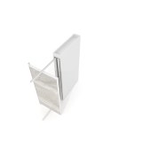 Expositor tipo corredero Girevole XL 4 2400x1205 blanco