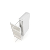 Expositor tipo corredero Girevole XL 8 2400x1205 blanco