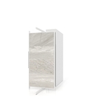 Expositor tipo corredero Girevole XL 8 2400x1205 blanco