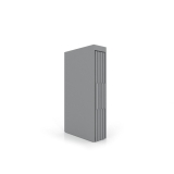 Expositor tipo corredero Girevole XL 8 2400x1205 plata
