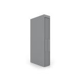 Ausstellungsmöbel für den Fliesenhandel Girevole XL Silber 8 2800X1205_2