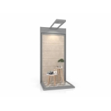 tiled display wall Isla 100 silver_1