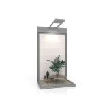 tiled display wall Isla 120 silver_1