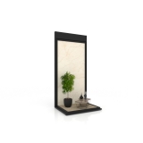 Ambiente cerámico Isla XL 120 Negro frontal