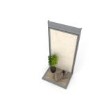 Ambiente cerámico Isla XL 120 Plata aerea