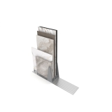 Expositor de azulejos Kansas H 6P Double face plata aerea