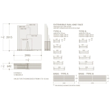 Expositor de azulejos Kansas H 6P Double face plata plano