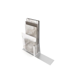 Expositor de azulejos Kansas H 6P One face blanco aerea