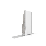 Expositor de azulejos Kansas H 6P One face blanco trasera