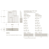 Expositor de azulejos Kansas H 6P One face blanco plano