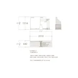 Expositor de cerámica tipo corredero Kansas L 6P Doble cara Plano