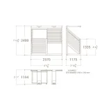 Exhibidor de pisos Kera 10 1205X1205 luz plano