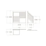 Exhibidor de pisos Kera 10 1205X1205 plano