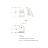 Expositor de azulejos para exterior Kio 10P Outdoor plano