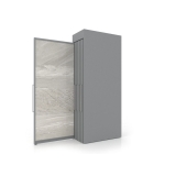 Expositor de azulejos tipo corredero Londres XL 12 2800X1205 plata lateral