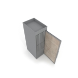 Tile display stands for sale Londres XL 16 Silver 2400x1205_3