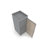 Tile display stands for sale Londres XL 20 Silver 2400x1205_3