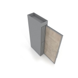 showroom tile display Londres XL 8 silver 2800x1205_3