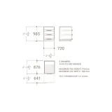 M3 Open 61 Blanco Plano