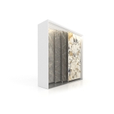 Expositor personalizable para azulejos Módulo 3500_ 5 luz blanco sx