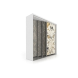 Expositor personalizable para azulejos Módulo 3500_ 5 blanco sx