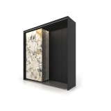 Expositor personalizable para azulejos Módulo 3500_ 5 luz negro dx