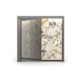 Expositor personalizable para azulejos Módulo 3500_ 5 luz plato frontal