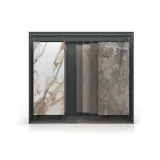 Mueble expositor de azulejos XXL Maxi Tiles 3900_5 luz antracita frontal