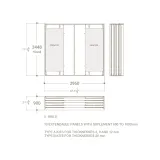 Mueble expositor de azulejos XXL Maxi Tiles 3900_5 luz plano