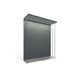 expositor para azulejos Módulo doble 7 luz antracita frontal