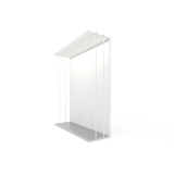 expositor para azulejos Módulo doble 7 luz blanco lateral