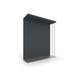 expositor para azulejos Módulo doble 5 antracita frontal