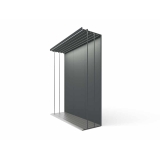 Modulo doble antracita luz lateral
