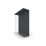 Modulo doble antracita lateral