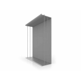 expositor para azulejos Módulo doble 5 plata lateral