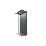 maxi tiles modulo simple 7 carriles antracita lateral luz