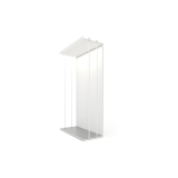 maxi tiles modulo simple 7 carriles blanco luz letral