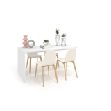 Mesa banco técnico para baldosas blanco 4 lateral