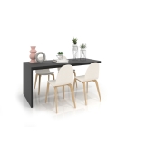 Mesa banco técnico para baldosas negro 4 lateral