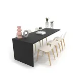 Mesa banco técnico para baldosas negro 6 aerea