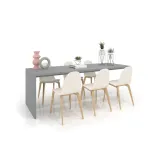 Mesa banco técnico para baldosas plata 6 lateral