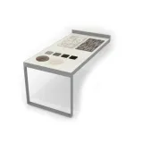 Mesa frontal aerea plata
