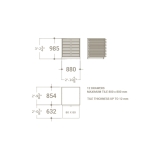 Módulo del banco técnico de trabajo MH Loose plano 80x80