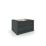  Expositor de cerámica tipo cajonera Mississippi bolon antracita frontal