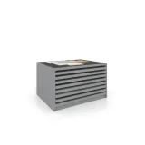 Expositor de cerámica tipo cajonera Mississippi bolon plata frontal