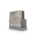 Exhibidores de pisos cerámicos Misuri 160x160 10 plata cerrado