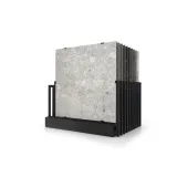 Exhibidores de pisos cerámicos Misuri 160x160 20 Negro trasera