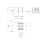 Exhibidores de pisos cerámicos Misuri 80x80 20 plano